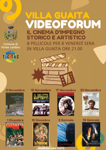 Videoforum - il cinema di impegno storico e artistico